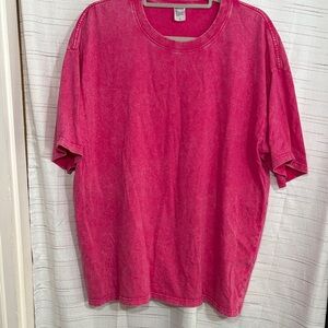 Vibrant Pink Short Sleeve Women's Tee